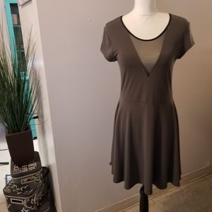 Ready for Happy Hour Kimchi Blue dress, it's a grayish brown color